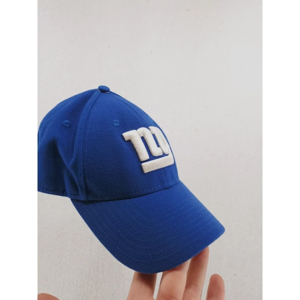 New York Giants Hat Cap Mens Blue New Era 9 Forty Strap Back Adjustable Football